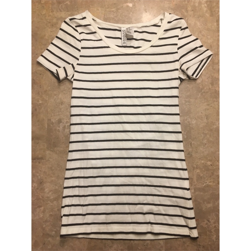NWOT H&M Basics Striped Tee